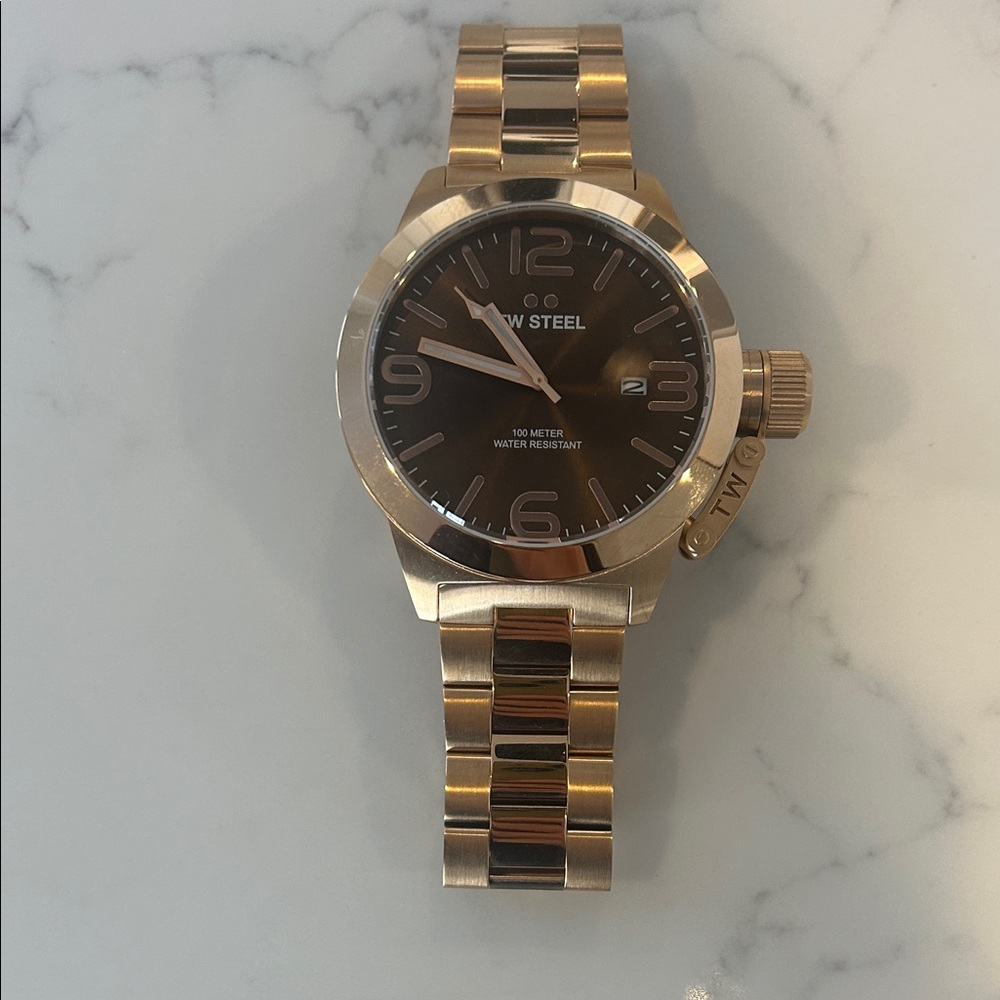 TW Steel Gold and Black Men's Watch